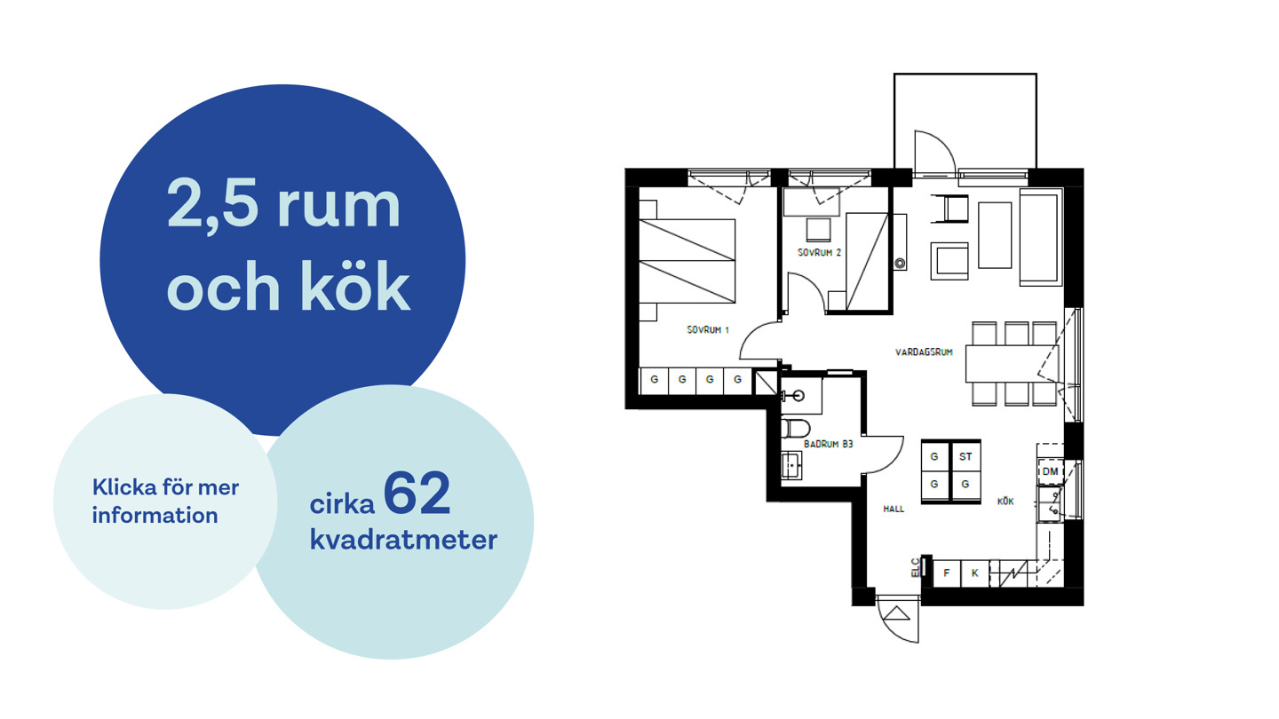 Länk till pdf med mer information om lägenheten LGH 125007116 1006 som är 3 rum och kök på cirka 62 kvadratmeter.