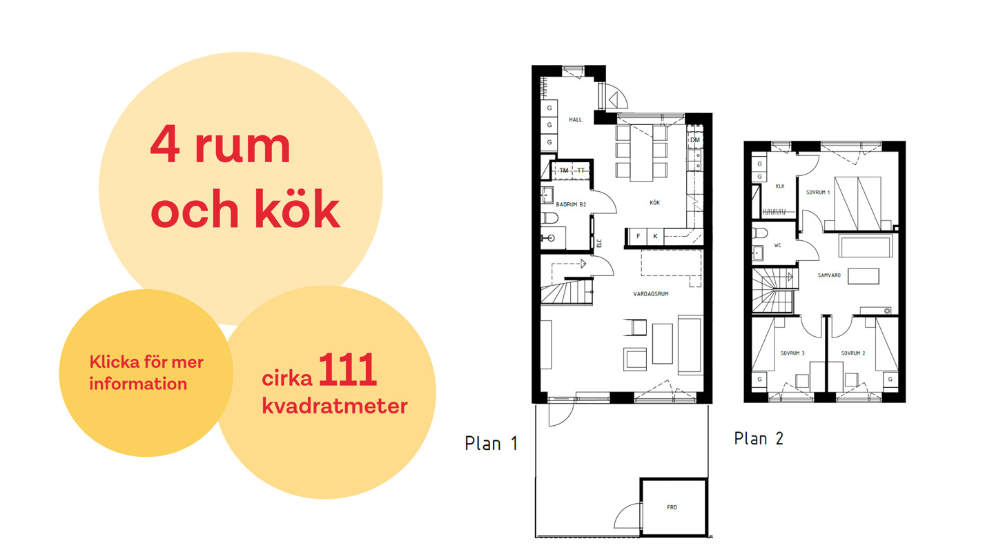 Länk till pdf med mer information om lägenheten LGH 12500804K som är 4 rum och kök på cirka 111 kvadratmeter i två plan.