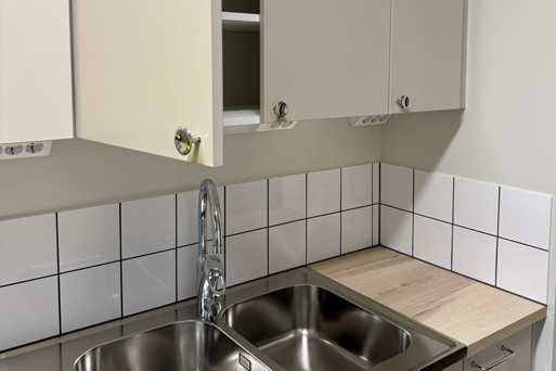 Köksluckor och dubbla diskhoar.