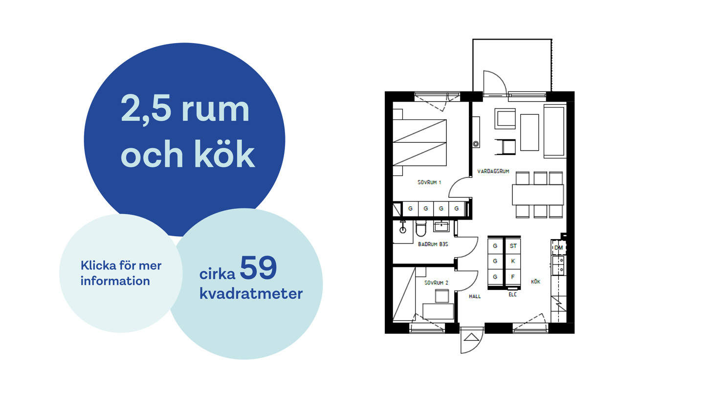 Länk till pdf med mer information om lägenheten LGH 125007115 1005 som är 3 rum och kök på cirka 59 kvadratmeter.